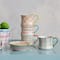 Hello Honey® 3" Plaid Panache Stoneware Mug Set